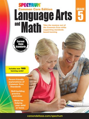 cover image of Spectrum Language Arts and Math, Grade 5: Common Core Edition
